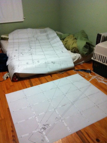 While assembling the sewing